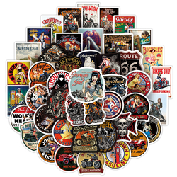 Набір стікерів Motor Cult (stk-091) 50 шт