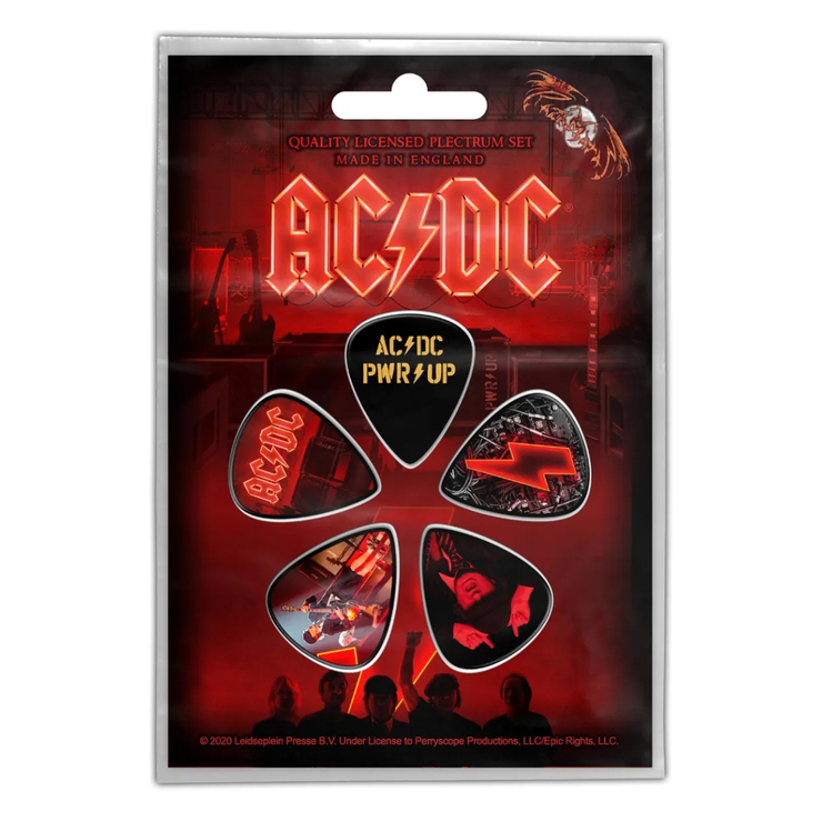 Подарунковий набір медіаторів AC/DC - PWR UP (mol-044) Подарунковий набір медіаторів AC/DC - PWR UP (mol-044)