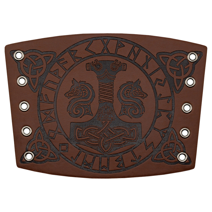 Наруч Молот Тора (коричневый) Наруч Молот Тора (коричневый)