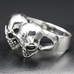 Перстень Три черепа пришельцев (серебро, 925 проба) (thrg-001) Перстень Три черепа пришельцев (серебро, 925 проба) (thrg-001)