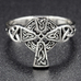 Перстень Кельтский крест с узорами (серебро, 925 проба) (thrg-002) Перстень Кельтский крест с узорами (серебро, 925 проба) (thrg-002)