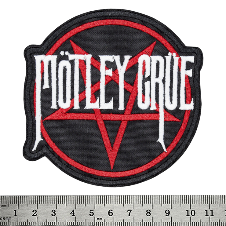 Нашивка Motley Crue (red pentagram) Нашивка Motley Crue (red pentagram)