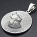 Кулон Голова ворона в руническом круге (серебро, 925 проба) (sp-235) Кулон Голова ворона в руническом круге (серебро, 925 проба) (sp-235)