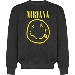 Графитовый свитшот Nirvana (smile)