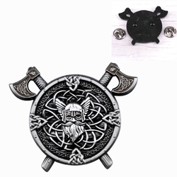 Пин Щит викинга с топорами (pncn-021) Пин Щит викинга с топорами (pncn-021)