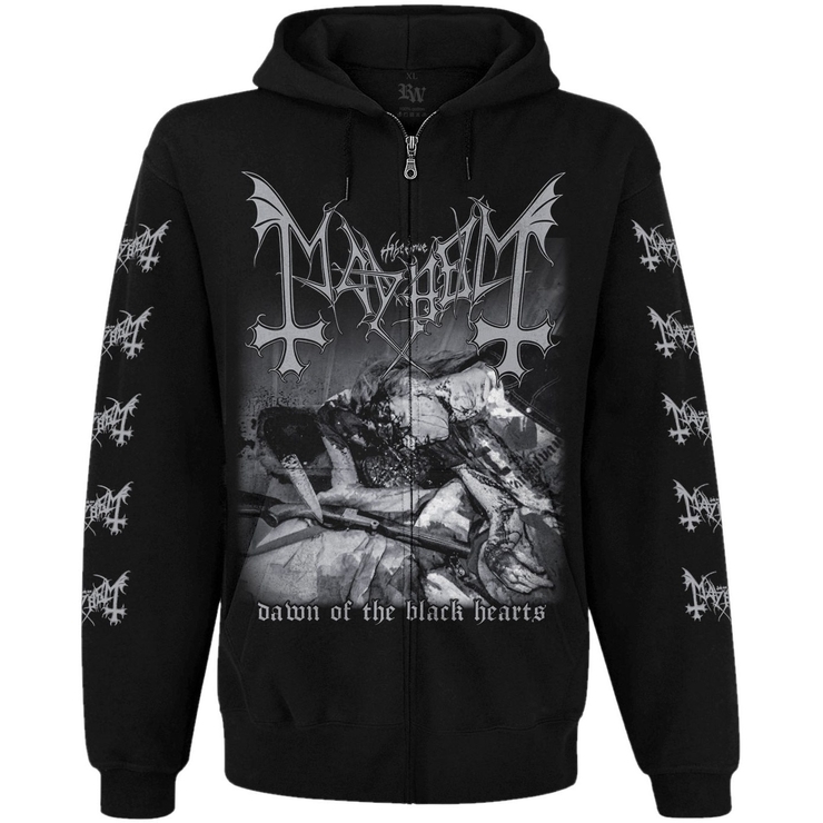 Худи Mayhem "D.O.T.B.H." (Only Death Is Real) на молнии Худи Mayhem "D.O.T.B.H." (Only Death Is Real) на молнии