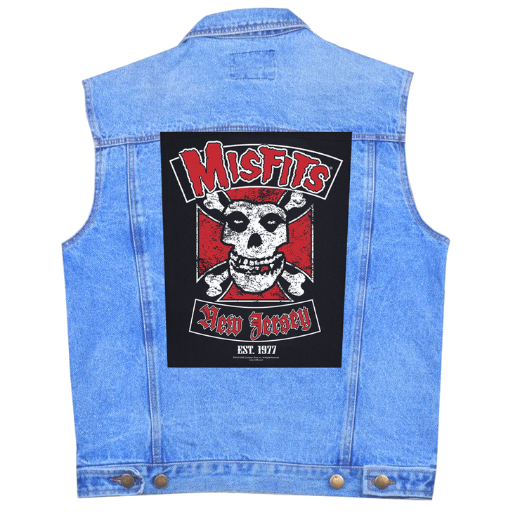 Нашивка наспинная катаная MISFITS - BIKER (olbp-032) Нашивка наспинная катаная MISFITS - BIKER (olbp-032)