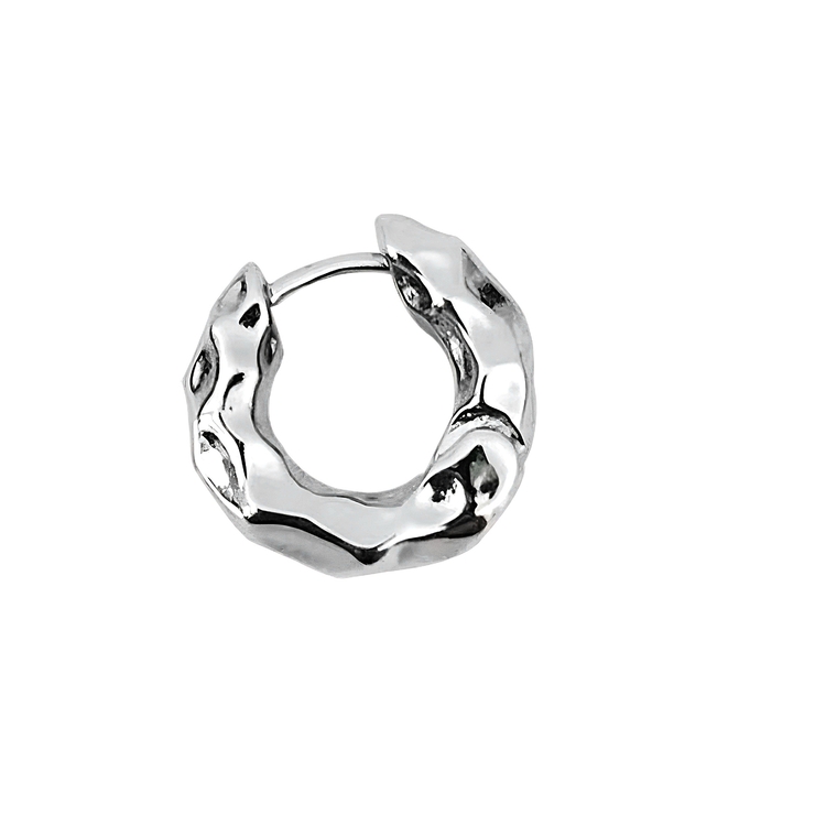 Сережка-кільце Абстрактний метал (ea-156) Сережка-кільце Абстрактний метал (ea-156)