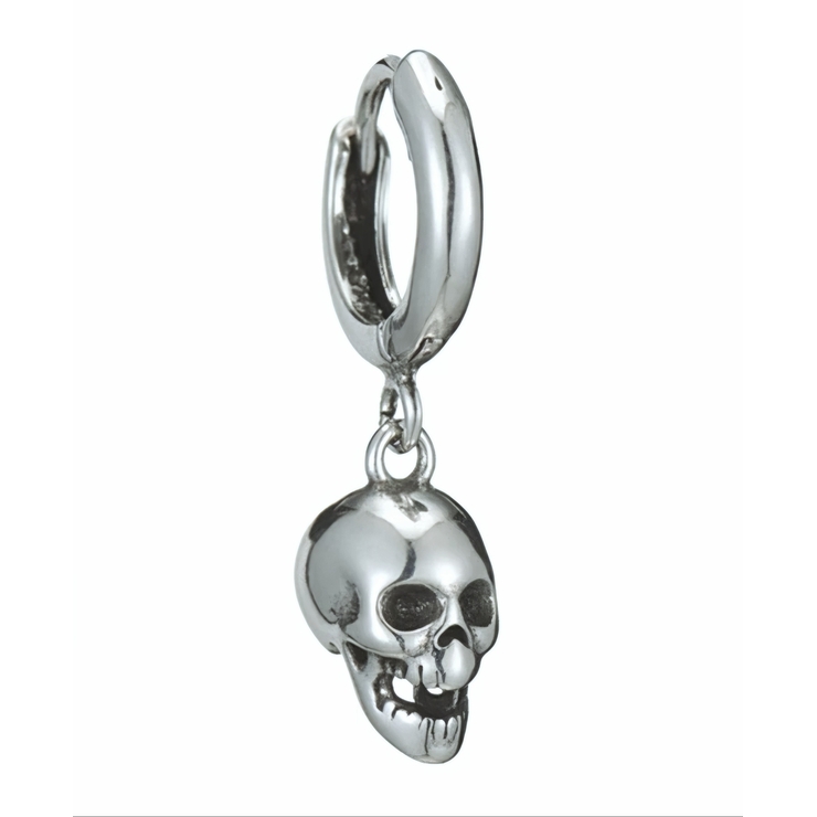 Сережка-кільце з підвіскою Череп (ea-157)