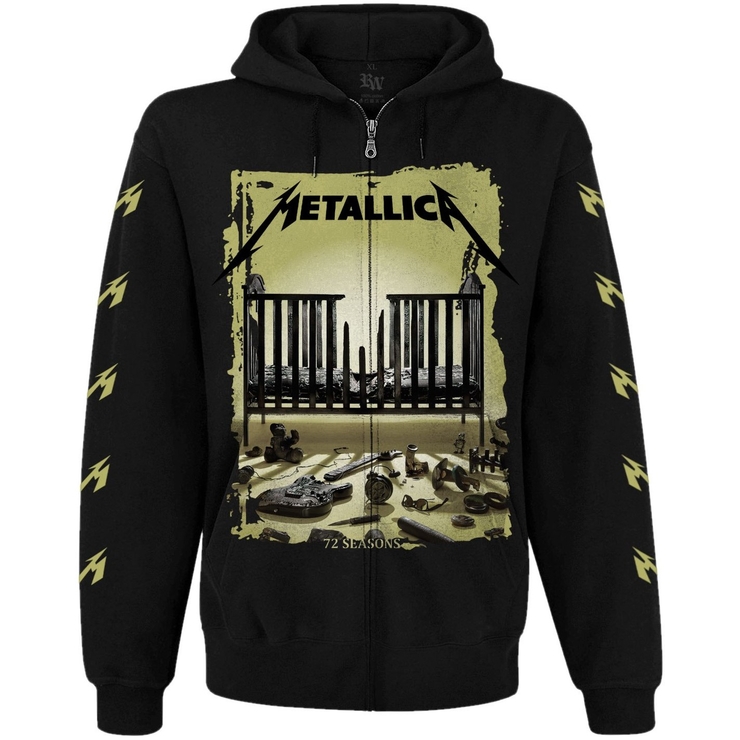 Худи Metallica "72 Seasons" (green) на молнии Худи Metallica "72 Seasons" (green) на молнии