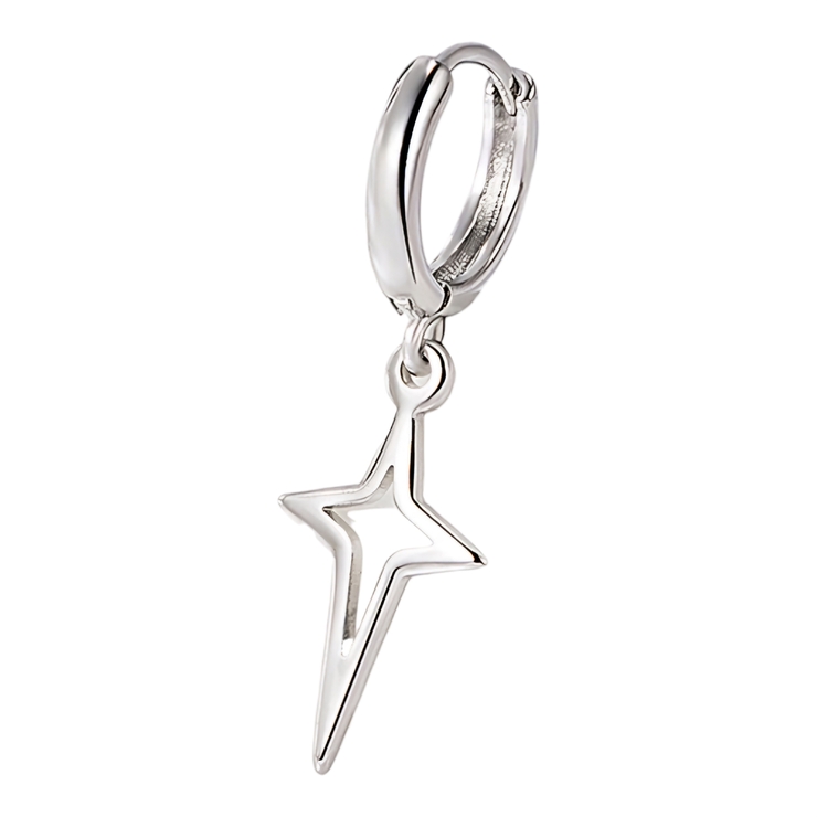 Сережка-кільце Путівна зірка (ea-166) Сережка-кільце Путівна зірка (ea-166)