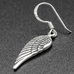 Серьга-крючок Крыло (серебро, 925 проба) (ehs-038)