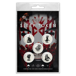 Подарочный набор значков SLEEP TOKEN - VESSEL MASK (iol-063)