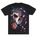 Футболка Vampire Skull with Rose Petals (3D, світиться в темряві) Футболка Vampire Skull with Rose Petals (3D, світиться в темряві)