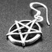 Серьга-крючок Пентаграмма (серебро, 925 проба) (ehs-043) Серьга-крючок Пентаграмма (серебро, 925 проба) (ehs-043)