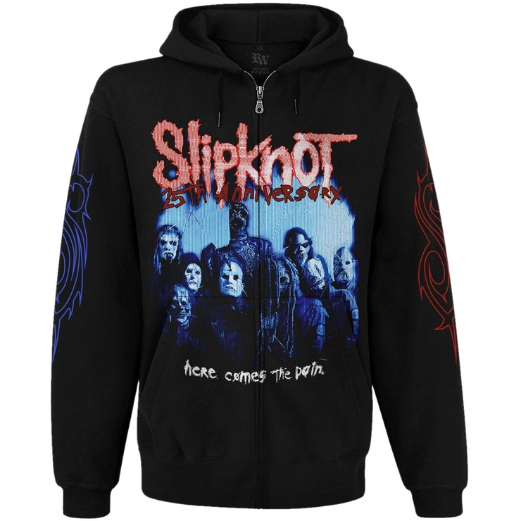 Худи Slipknot “Here Comes The Pain” на молнии Худи Slipknot “Here Comes The Pain” на молнии