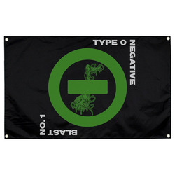 Прапор sfc-055 Type O Negative (Negative symbol)
