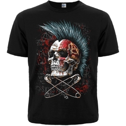 Футболка Череп з ірокезом - Anarchy (булавки)
