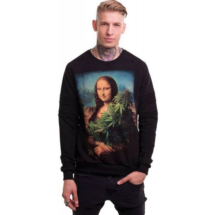 Світшот Urbanist з канабісом Mona Lisa Світшот Urbanist з канабісом Mona Lisa