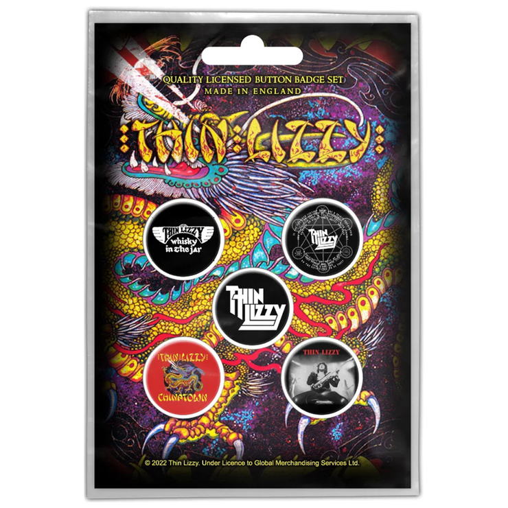 Подарочный набор значков THIN LIZZY - CHINATOWN (iol-065) Подарочный набор значков THIN LIZZY - CHINATOWN (iol-065)