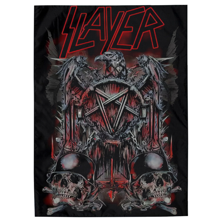 Прапор Slayer (eagle and skulls) sfc-057, настінний Прапор Slayer (eagle and skulls) sfc-057, настінний