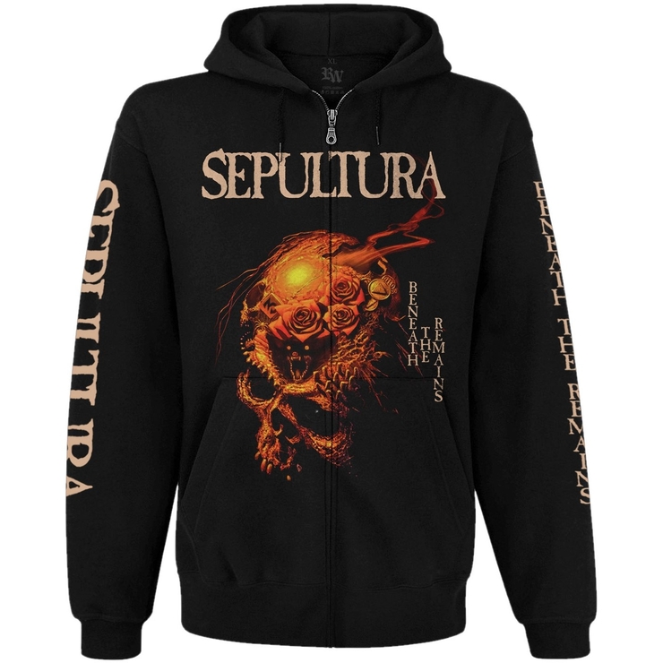 Худи Sepultura "Beneath the Remains" на молнии