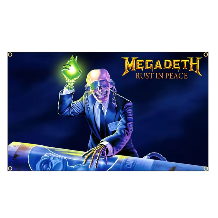 Прапор Megadeth "Rust In Peace" sfc-060 Прапор Megadeth "Rust In Peace" sfc-060
