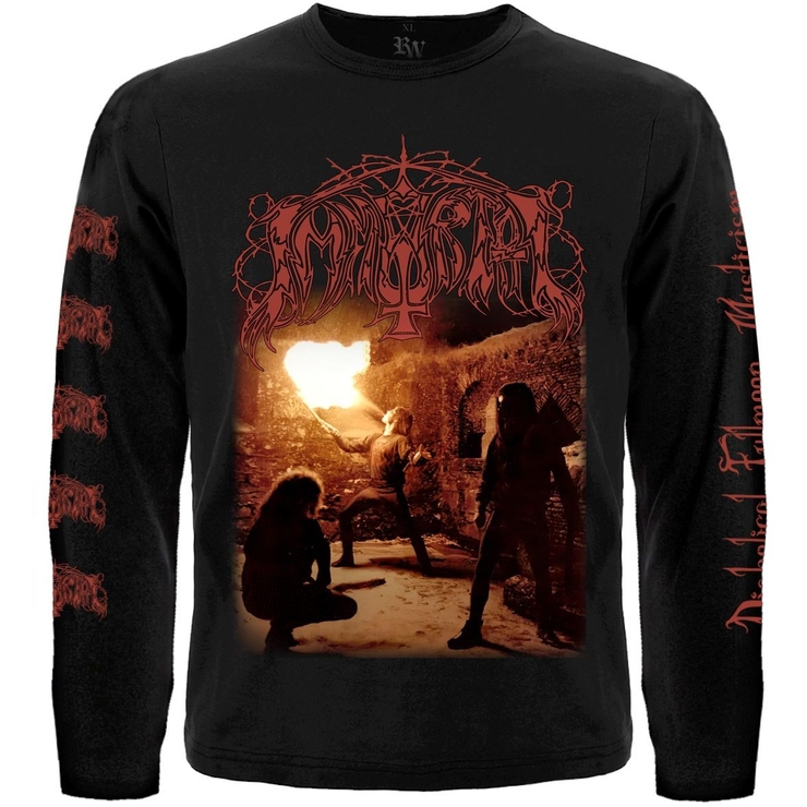 Футболка с длинным рукавом Immortal "Diabolical Fullmoon Mysticism" Футболка с длинным рукавом Immortal "Diabolical Fullmoon Mysticism"