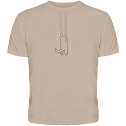 Бежева футболка Urbanist - Кіт-царапун Бежева футболка Urbanist - Кіт-царапун