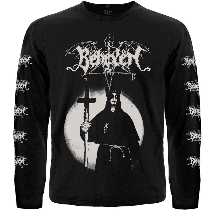 Футболка с длинным рукавом Behexen "By the Blessing of Satan" Футболка с длинным рукавом Behexen "By the Blessing of Satan"