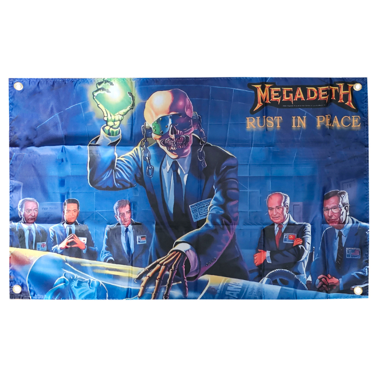 Прапор Megadeth "Rust In Peace" (album cover) sfc-074 Прапор Megadeth "Rust In Peace" (album cover) sfc-074