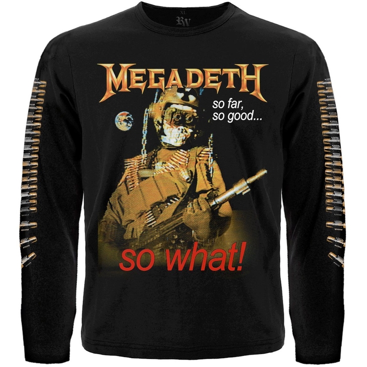 Футболка с длинным рукавом Megadeth "So Far, So Good... So What!" Футболка с длинным рукавом Megadeth "So Far, So Good... So What!"