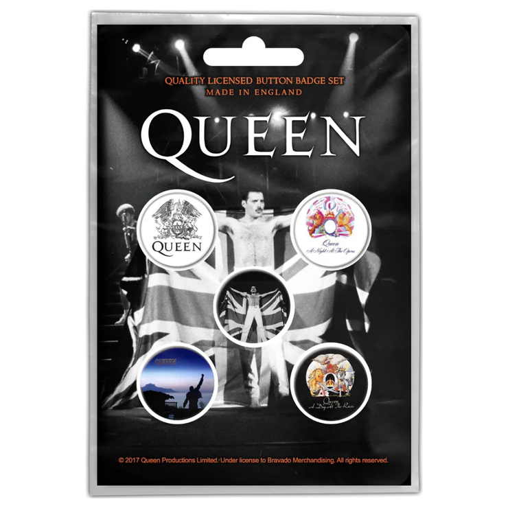 Подарочный набор значков QUEEN - FREDDIE (iol-070) Подарочный набор значков QUEEN - FREDDIE (iol-070)