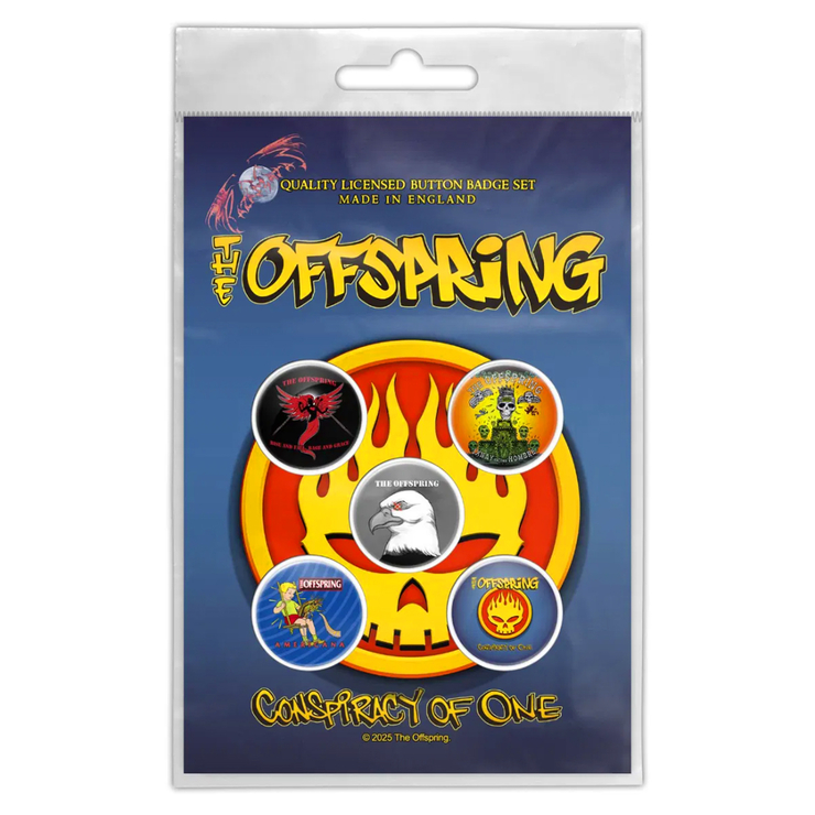 Подарочный набор значков THE OFFSPRING - CONSPIRACY OF ONE (iol-072) Подарочный набор значков THE OFFSPRING - CONSPIRACY OF ONE (iol-072)