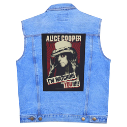 Нашивка наспинная катаная ALICE COOPER - I'M WATCHING YOU (olbp-098) Нашивка наспинная катаная ALICE COOPER - I'M WATCHING YOU (olbp-098)