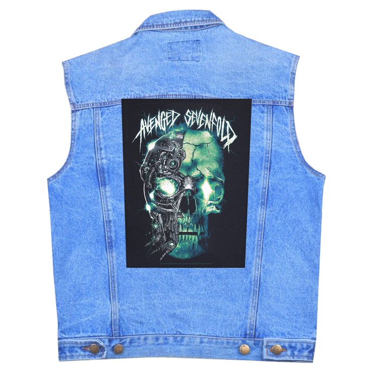 Нашивка наспинна катана AVENGED SEVENFOLD - MECHANICAL SKULL (olbp-076) Нашивка наспинна катана AVENGED SEVENFOLD - MECHANICAL SKULL (olbp-076)
