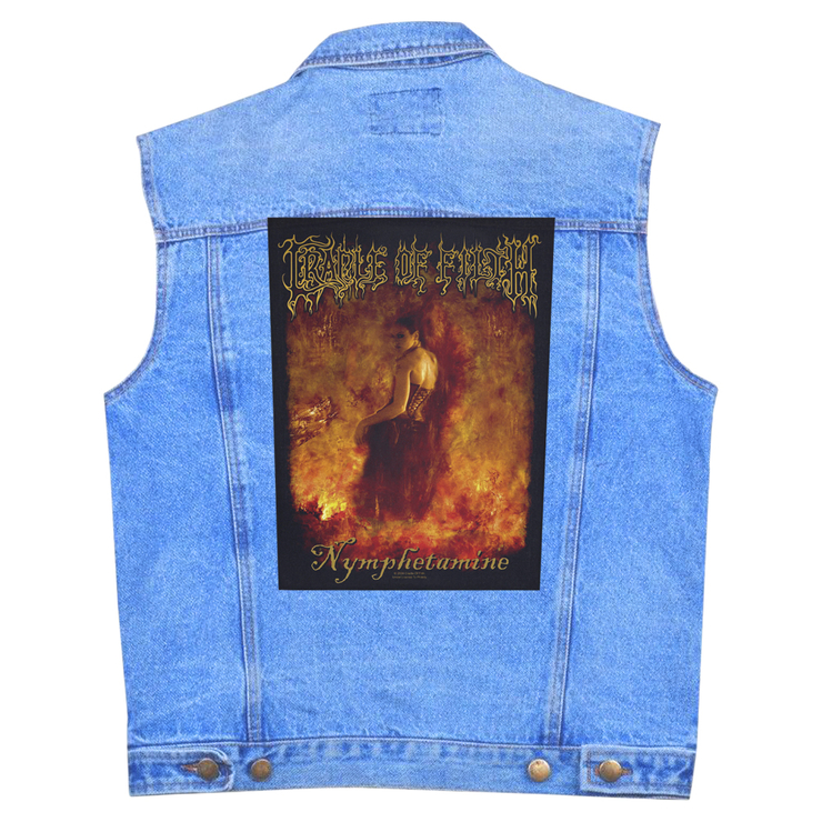 Нашивка наспинная катаная CRADLE OF FILTH - NYMPHETAMINE (olbp-096)