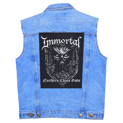 Нашивка наспинная катаная IMMORTAL - NORTHERN CHAOS GODS (olbp-071)