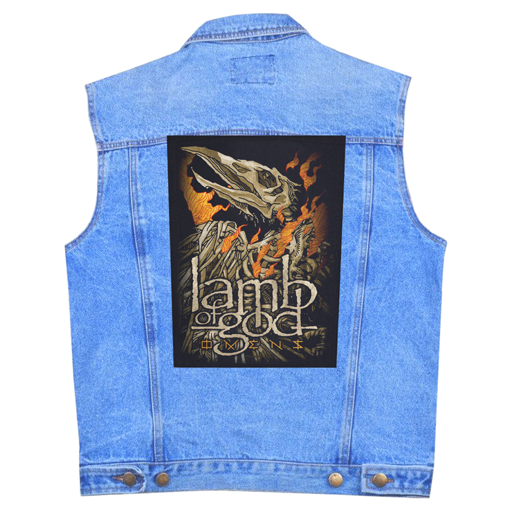 Нашивка наспинная катаная LAMB OF GOD - OMENS (olbp-085) Нашивка наспинная катаная LAMB OF GOD - OMENS (olbp-085)