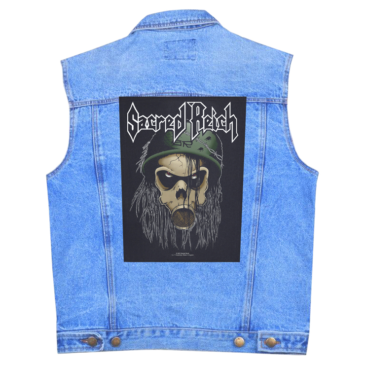 Нашивка наспинная катаная SACRED REICH - OD (olbp-097)