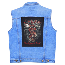 Нашивка наспинная катаная SLAYER - WORLD PAINTED BLOOD (olbp-081) Нашивка наспинная катаная SLAYER - WORLD PAINTED BLOOD (olbp-081)