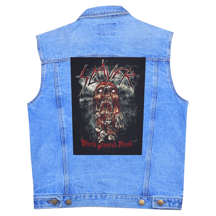 Нашивка наспинна катана SLAYER - WORLD PAINTED BLOOD (olbp-081) Нашивка наспинна катана SLAYER - WORLD PAINTED BLOOD (olbp-081)