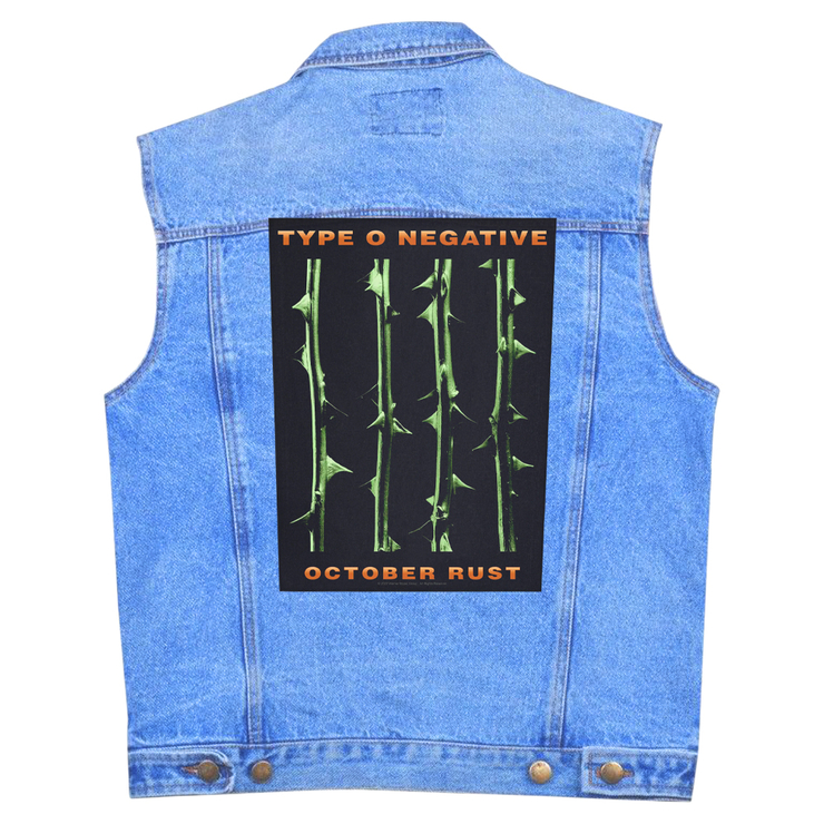 Нашивка наспинная катаная TYPE O NEGATIVE - OCTOBER RUST (olbp-087) Нашивка наспинная катаная TYPE O NEGATIVE - OCTOBER RUST (olbp-087)