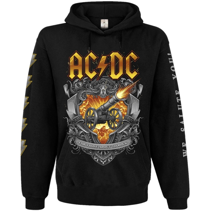Худи AC/DC For Those About to Rock (We Salute You) на молнии