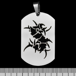 Кулон (ptsb-203) Sepultura (вирізане лого), жетон Кулон (ptsb-203) Sepultura (вирізане лого), жетон