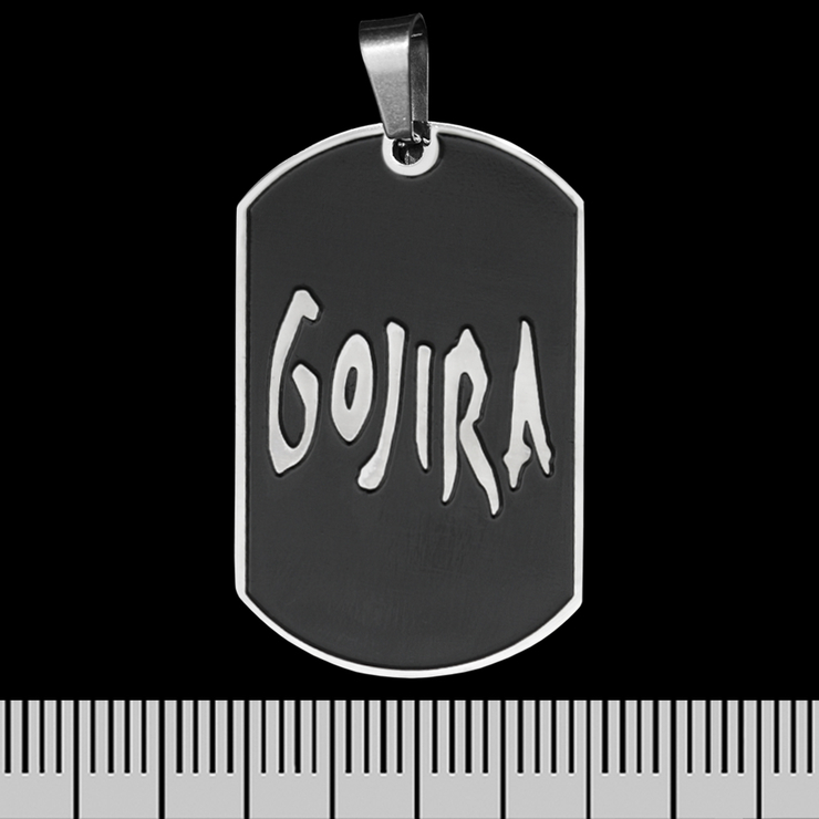 Кулон Gojira (logo), чорний жетон (ptsb-206) Кулон Gojira (logo), чорний жетон (ptsb-206)