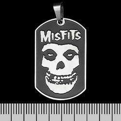 Кулон Misfits (The Crimson Ghost), черный жетон (ptsb-212)