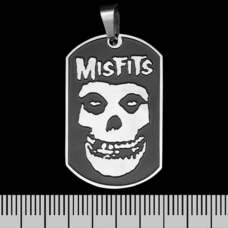 Кулон Misfits (The Crimson Ghost), черный жетон (ptsb-212) Кулон Misfits (The Crimson Ghost), черный жетон (ptsb-212)