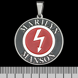 Кулон Marylin Manson "Remix and Repent", медальон (ptsb-225) Кулон Marylin Manson "Remix and Repent", медальон (ptsb-225)