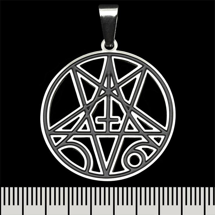 Кулон Morbid Angel (pentagram), круглий (ptsb-237) Кулон Morbid Angel (pentagram), круглий (ptsb-237)